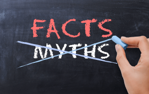 Common myths about LASIK infographic debunking misconceptions surrounding the procedure